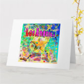 I LOVE ロサンゼルス エポックアワー カード (黄色い花)