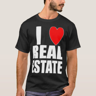 I Love 実在 Estate Investor Agent Broker Lender Au Tシャツ