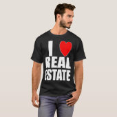 I Love 実在 Estate Investor  Agent Broker Lender Au Tシャツ (正面フル)