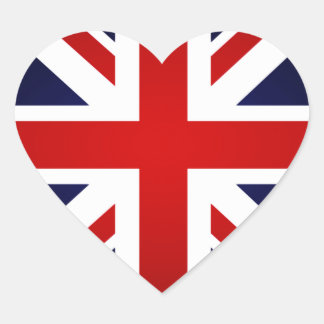 I Love 素晴らしイギリス – ユニオンジャック英国国旗 ハートシール