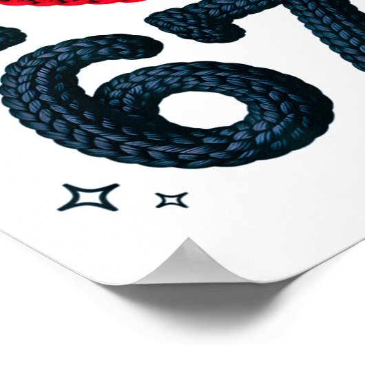 I Love 67 Cute Cozy 67 Knitted Yarn Pattern 67 Mem ポスター (角)