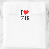 I love 7B ラウンドシール (バッグ)