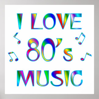 I Love 80's ポスター