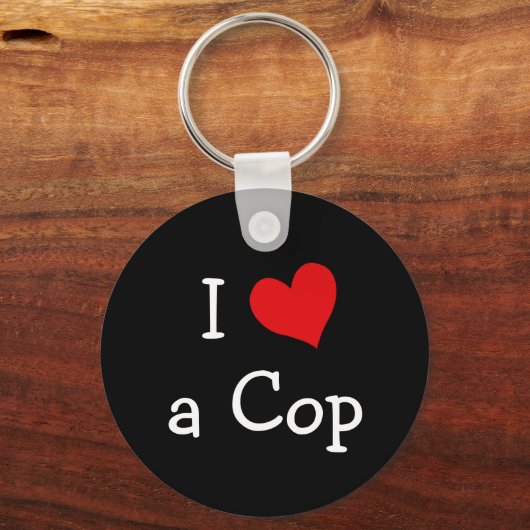 I Love a Cop キーホルダー (正面)