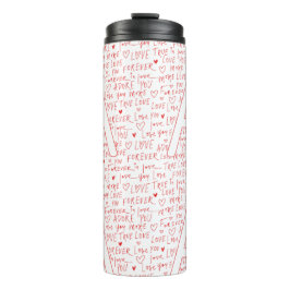 I Love A You — Personalized Initial “A” Romantic タンブラー