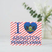 I Love Abington, PA ポストカード (スタンド正面)