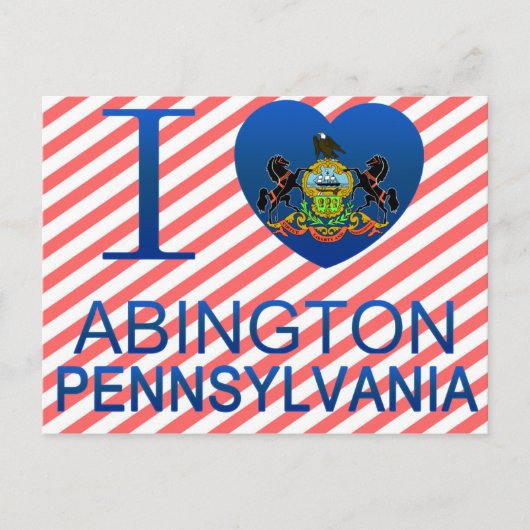 I Love Abington, PA ポストカード (正面)