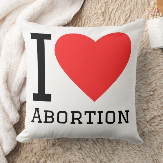 I love abortion クッション (ブランケット)