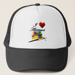 I LOVE ABSTRACT ART de Christèle Chabrette キャップ