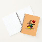 I LOVE ABSTRACT de Christèle Chabrette ノートブック (内部)