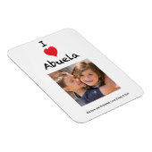I Love Abuela Photo Magnet Keepsake マグネット (右側)