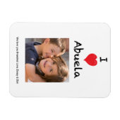 I Love Abuela Photo Magnet Keepsake マグネット (横)