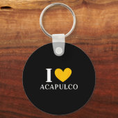 I Love Acapulco Mexico Vacation _1  キーホルダー (正面)