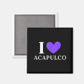 I Love Acapulco Mexico Vacation _2  マグネット (正面/裏面)