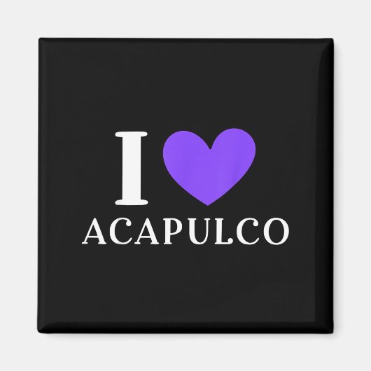 I Love Acapulco Mexico Vacation _2  マグネット (正面)