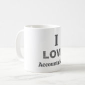 I Love Accountability Coffee Mug コーヒーマグカップ (正面左)