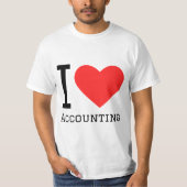 I love accounting tシャツ (正面)