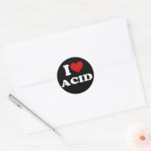 I Love Acid ラウンドシール (封筒)