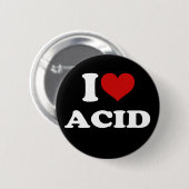 I Love Acid 缶バッジ (正面&裏面)