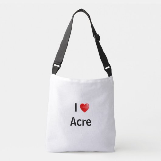 I love Acre クロスボディバッグ (正面)