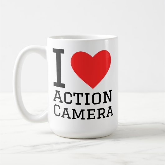 I love action camera コーヒーマグカップ (左)