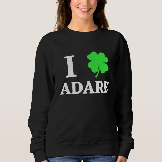 I LOVE ADARE スウェットシャツ (正面)