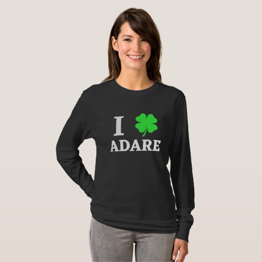 I LOVE ADARE Tシャツ (正面フル)