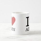 I Love ❤️ Admin - Admin Dept. MUG コーヒーマグカップ (中央)