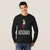 I Love Adobo Chicken  Filipino Philippines Food Cu Tシャツ (正面フル)