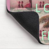 I Love Africa – 文化的景観パターン マウスパッド (コーナー)