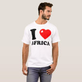 I LOVE AFRICA 3D Tシャツ (正面フル)