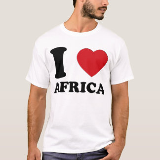 I LOVE AFRICA 3D Tシャツ