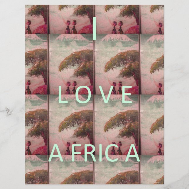 I Love Africa Hakuna Matata Kilimanjaro Mountain A (正面)