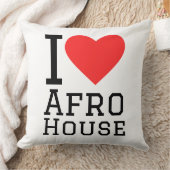 I love Afro house クッション (ブランケット)