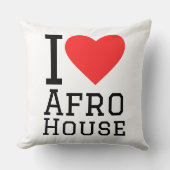 I love Afro house クッション (正面)