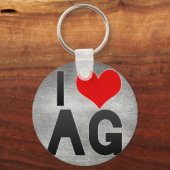 I Love AG キーホルダー (正面)