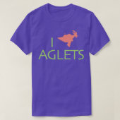 I Love Aglets Tシャツ (デザイン正面)