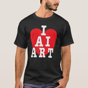 I Love AI - IハートAI Tシャツ