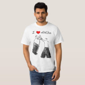 I love Aikido - Shomen-uchi Ikkyo Tシャツ (正面フル)