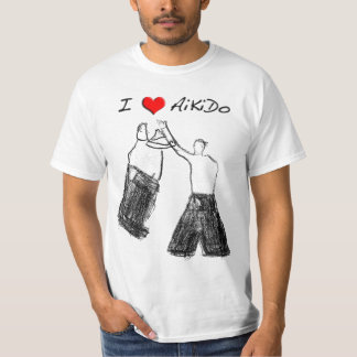 I love Aikido - Shomen-uchi Ikkyo Tシャツ