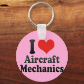 I Love Aircraft整備士 キーホルダー (正面)