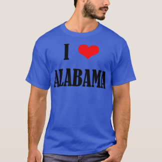 I Love Alabama T-shirt 4 Tシャツ