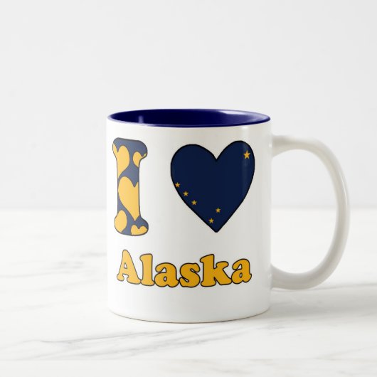 I love Alaska ツートーンマグカップ (右)
