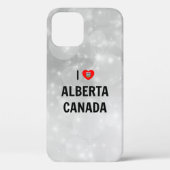 I Love Alberta，カナダ Case-Mate iPhoneケース (裏面)