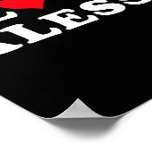 I Love Alessi Matching Girlfriend &amp; Boyfriend  ポスター (角)