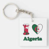 I love Algeria キーホルダー (正面)