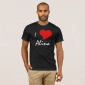 I Love Alina - Alina Loves Me Tシャツ (正面フル)