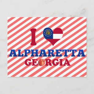 I Love Alpharetta,ジョージア ポストカード