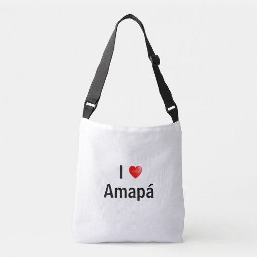 I love Amapá クロスボディバッグ (正面)