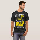 I love Amateur Radios Amateur Radio Tシャツ (正面フル)